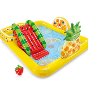 สวนน้ำ สระน้ำ สวนน้ำเป่าลม สไลเดอร์ลายผลไม้ Fun Fruity Play Center