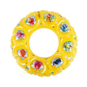 ห่วงยางสระน้ำ ห่วงยางเป่าลม ว่ายน้ำ เป่าลมเด็ก สีสันน่ารัก สีเหลือง