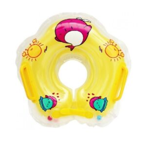 ห่วงคอเด็ก /ห่วงคอเด็กเป่าลม/ ห่วงคอว่ายน้ำทารก ห่วงยางสระน้ำ ของเล่นในสระน้ำ สีเหลือง