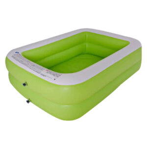 สระเป่าลม 1.5 เมตร 2 ชั้น สระน้ำ สระว่ายน้ำเป่าลม สระว่ายน้ำเด็ก สีเขียว