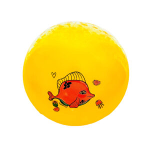[ พร้อมส่ง ] ลูกบอลเป่าลม ลายการ์ตูน ขนาด 9 นิ้ว สีเหลือง ลูกบอลยาง คละลาย ของเล่นในสระน้ำ อุปกรณ์เสริม