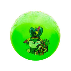 [ พร้อมส่ง ] ลูกบอลเป่าลม ลายการ์ตูน ขนาด 9 นิ้ว สีเขียว ลูกบอลยาง คละลาย ของเล่นในสระน้ำ อุปกรณ์เสริม